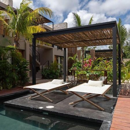 Lujoso Departamento Boho-Chic Con Alberca Privada Apartman Tulum Kültér fotó