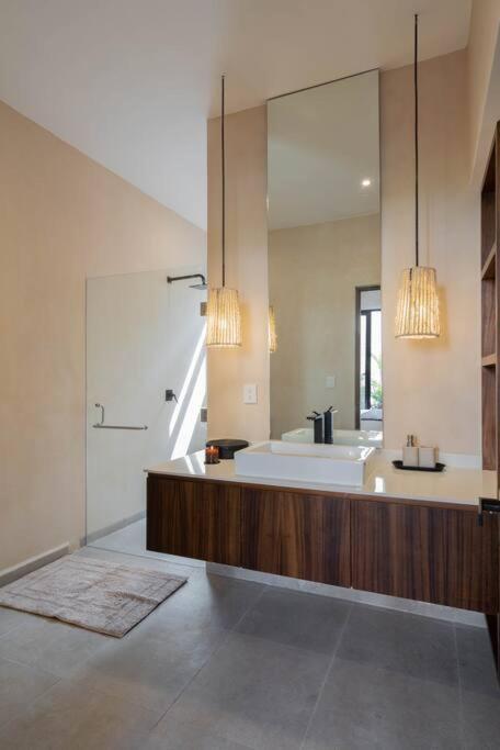 Lujoso Departamento Boho-Chic Con Alberca Privada Apartman Tulum Kültér fotó