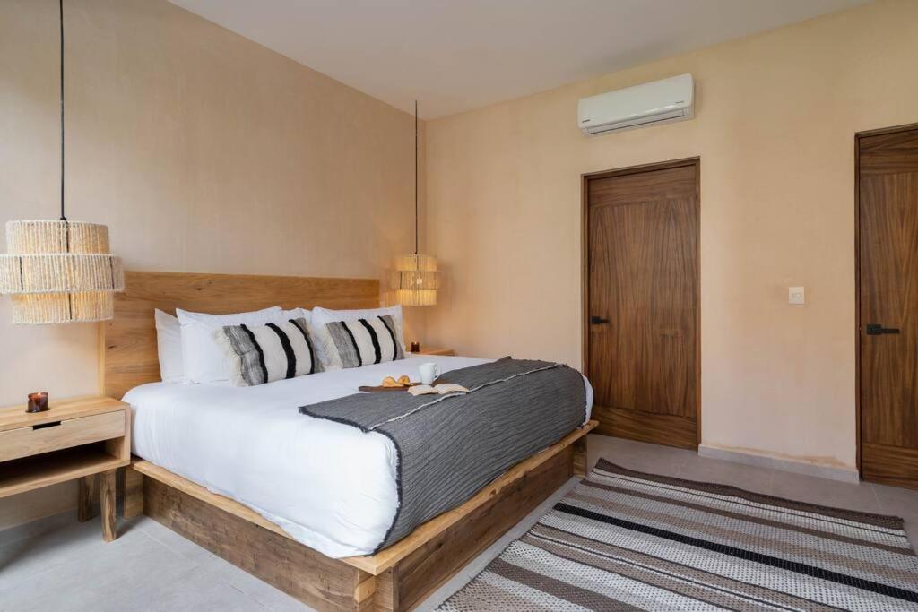 Lujoso Departamento Boho-Chic Con Alberca Privada Apartman Tulum Kültér fotó