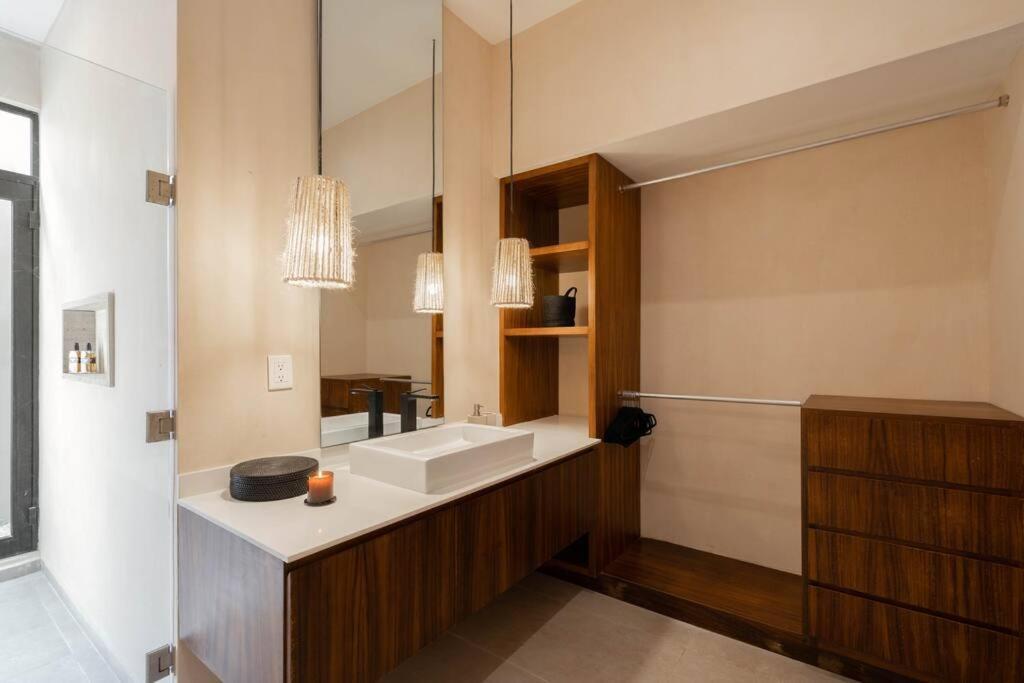 Lujoso Departamento Boho-Chic Con Alberca Privada Apartman Tulum Kültér fotó